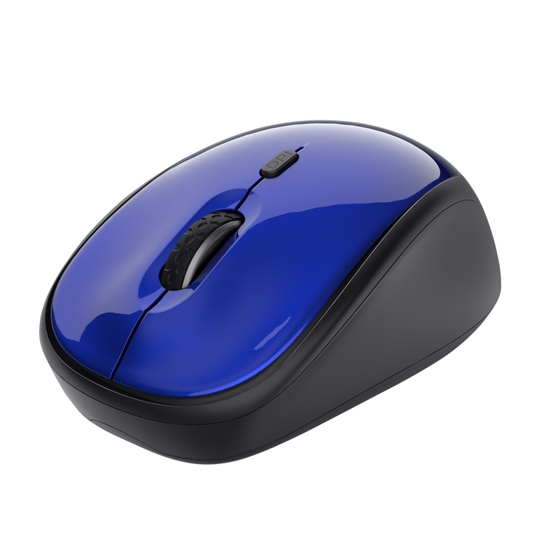 Yvi Wireless Mouse - blue-Visual