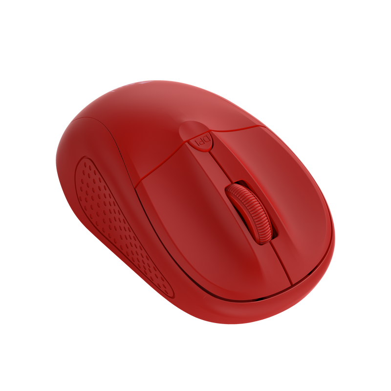 Primo Wireless Mouse - red-Visual