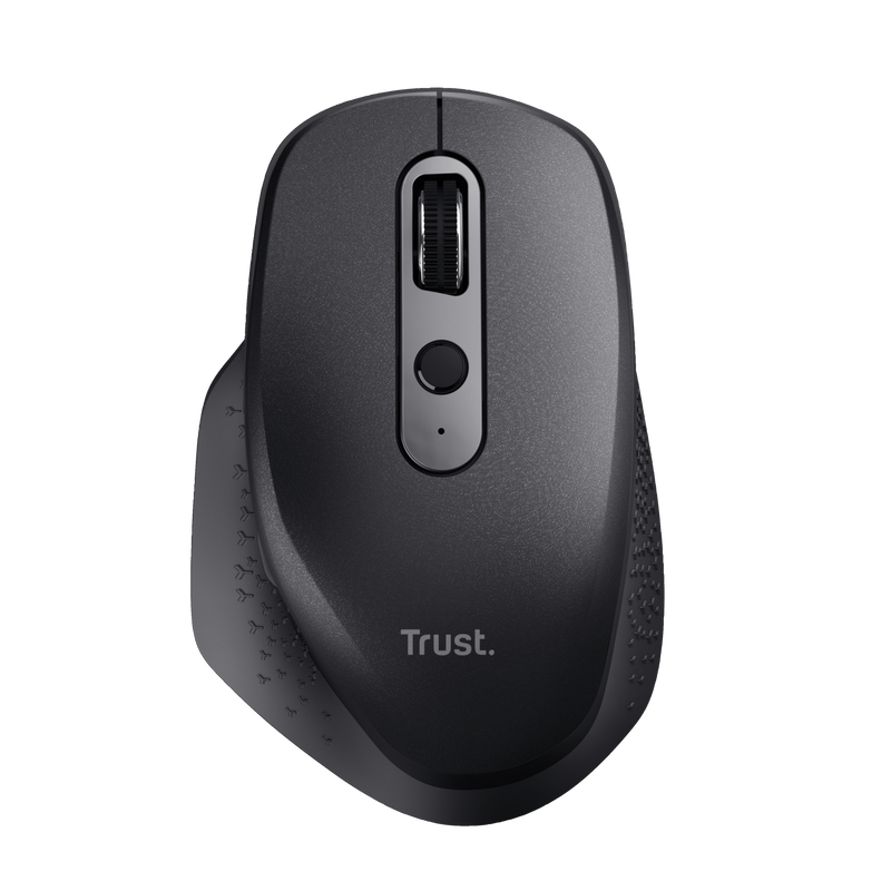 Ozaa Rechargeable Wireless Mouse - black-Top