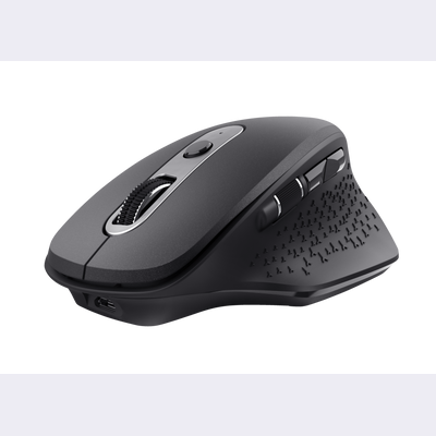 Ozaa Rechargeable Wireless Mouse - black-Visual