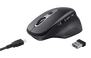 Ozaa Rechargeable Wireless Mouse - black-Visual