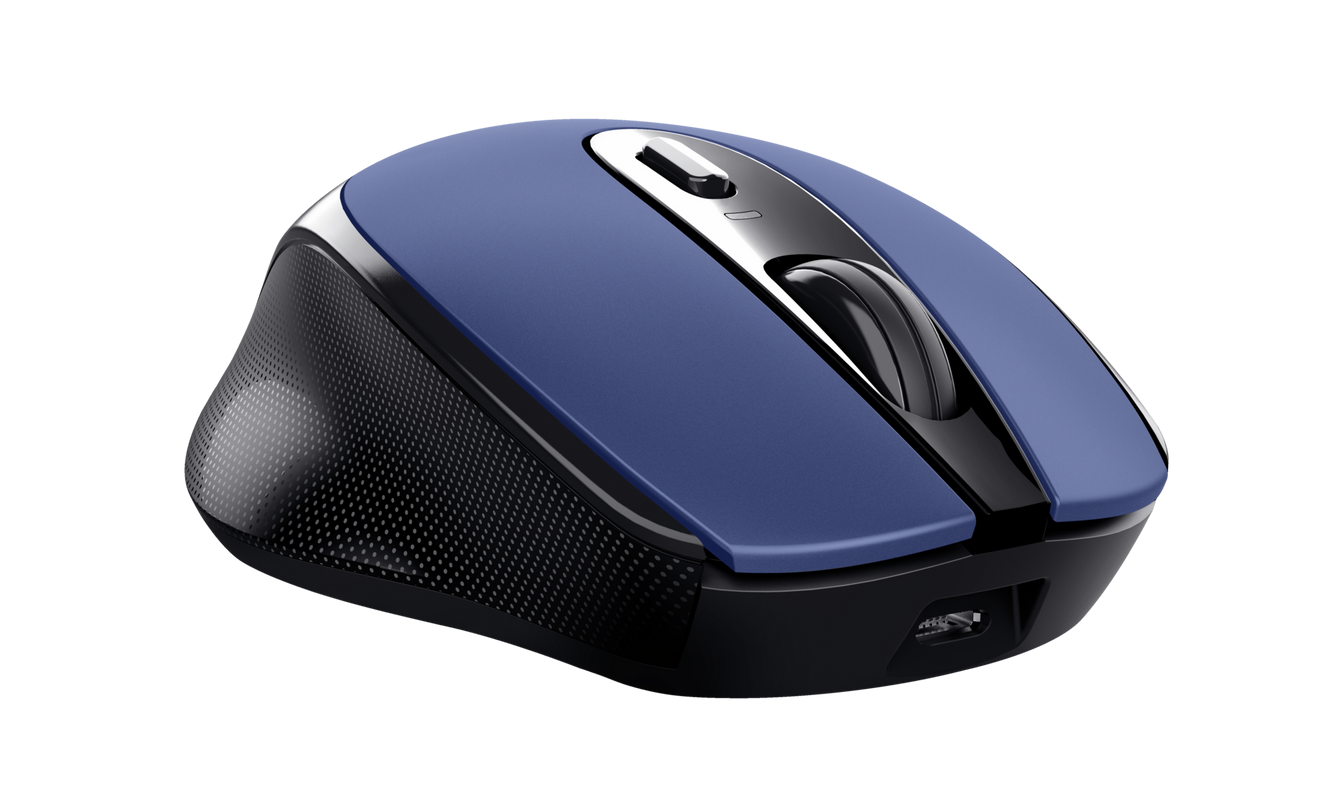 Zaya Rechargeable Wireless Mouse - blue-Visual