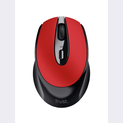 Zaya Rechargeable Wireless Mouse - red-Top