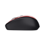 Yvi Wireless Mouse - red brush-Side