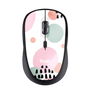 Yvi Wireless Mouse - pink circles-Top