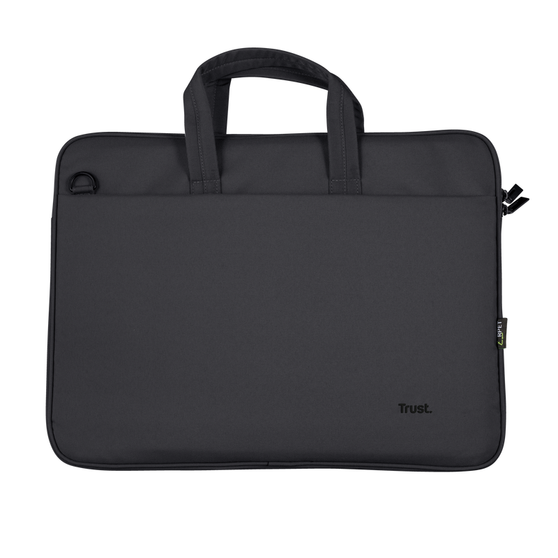 Bologna Slim Laptop Bag 16 inch Eco - black-Front