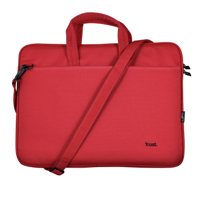 Bologna Slim Laptop Bag 16 inch Eco - red-Front