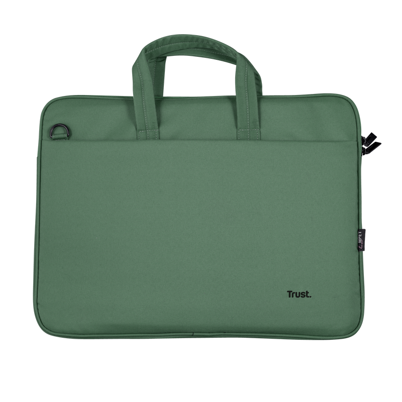 Bologna Slim Laptop Bag 16 inch Eco - green-Front