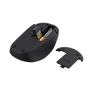 Yvi+ Silent Wireless Mouse Eco - black-Bottom