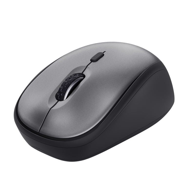 Yvi+ Silent Wireless Mouse Eco - black-Visual