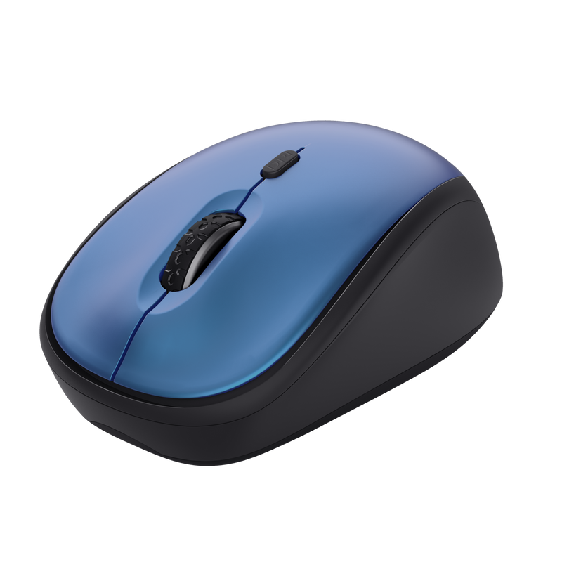 Yvi+ Silent Wireless Mouse Eco - blue-Visual