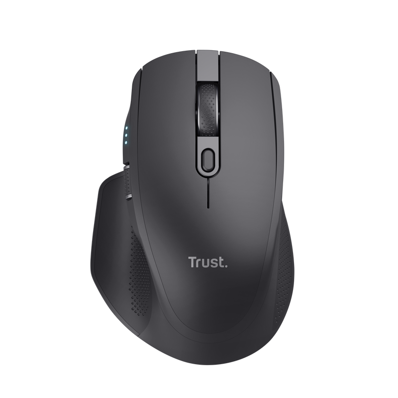 Ozaa+ Multi-Device Wireless Mouse - Black-Top