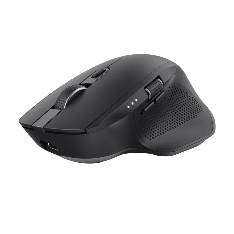 Ozaa+ Multi-Device Wireless Mouse - Black-Visual