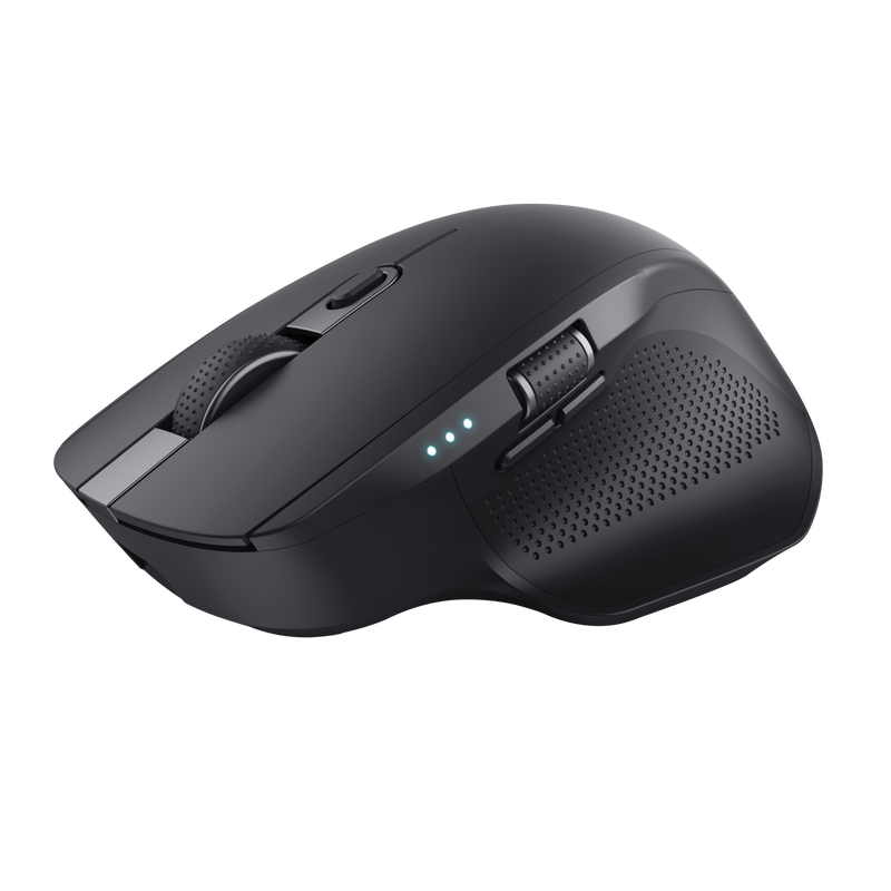 Ozaa+ Multi-Device Wireless Mouse - Black-Visual