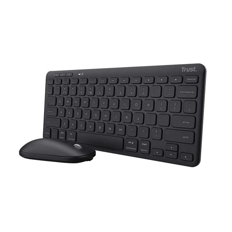 Lyra Wireless Keyboard & Mouse Set - black-Visual