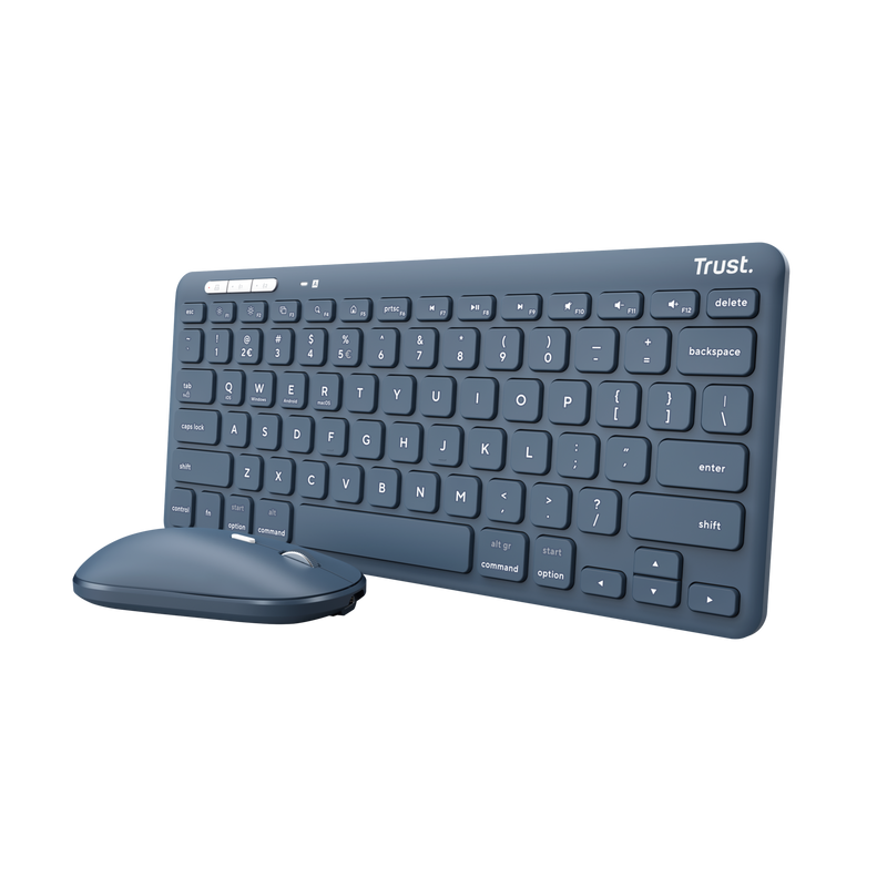 Lyra Wireless Keyboard & Mouse Set - blue-Visual