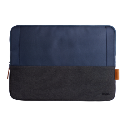 Lisboa 16" laptop sleeve - Blue-Front