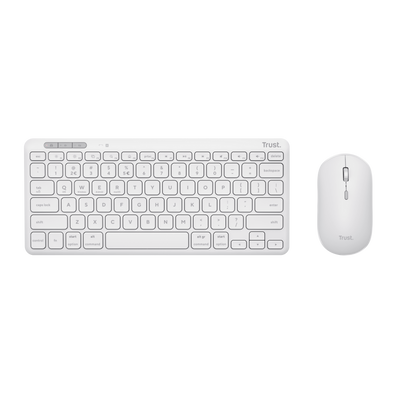 Lyra Wireless Keyboard & Mouse Set - white-Top