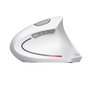 Verto Ergonomic Wireless Mouse - White-Side