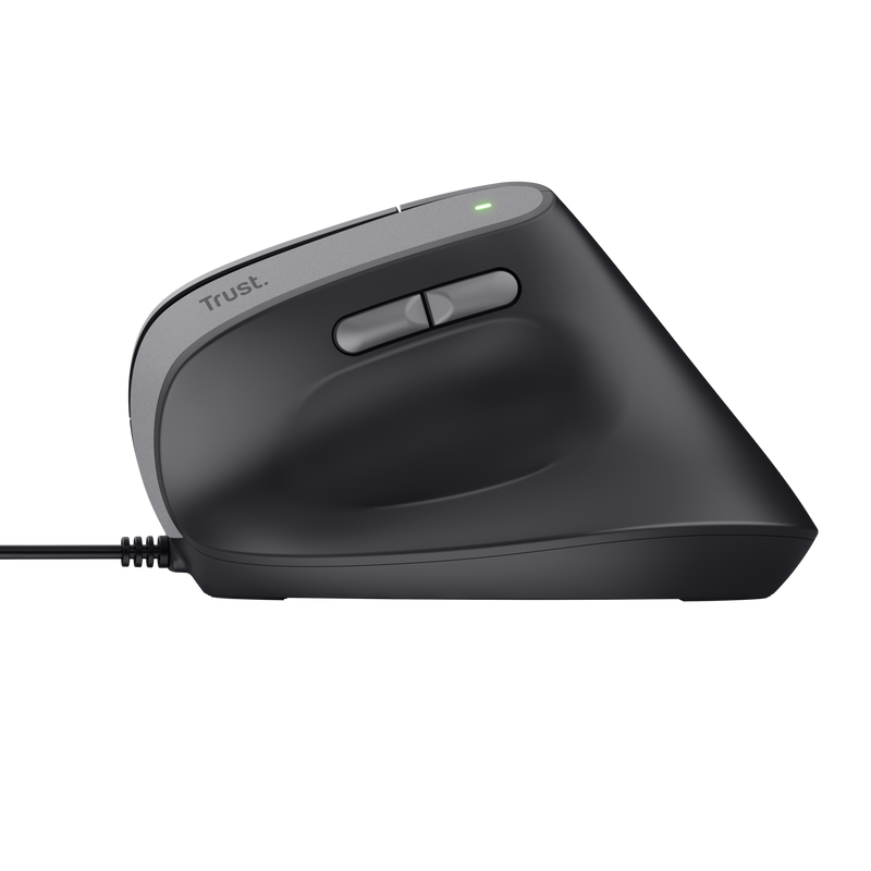 Bayo II Ergonomic Mouse - Black-Side