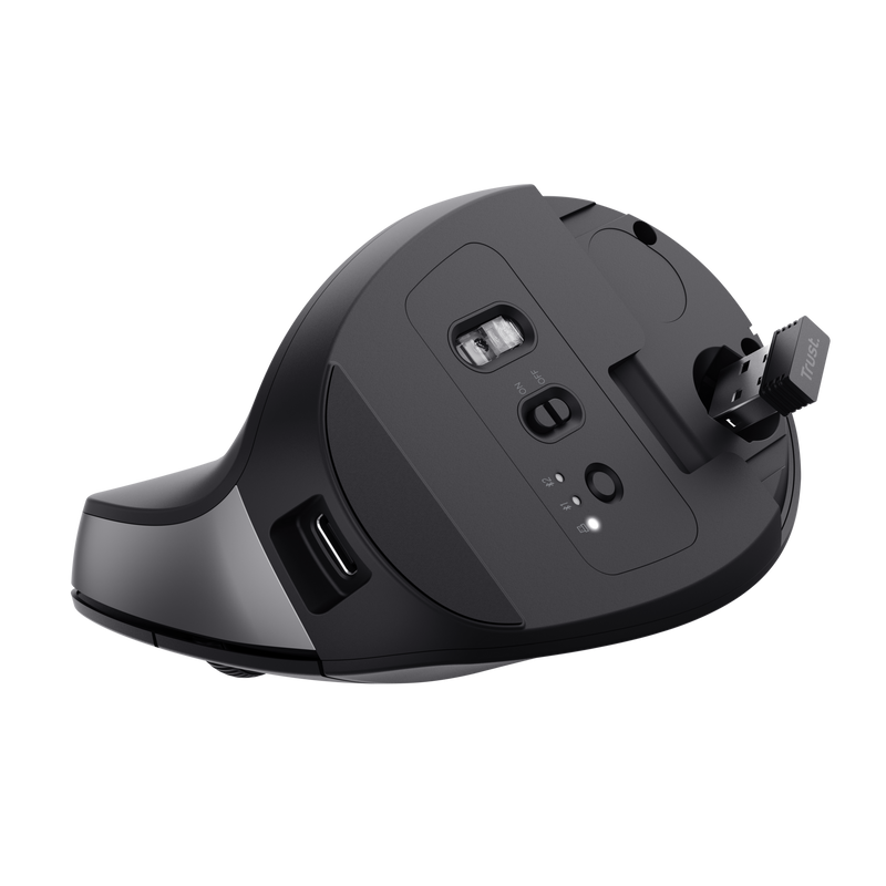 Bayo+ Multidevice Ergonomic Wireless Mouse-Bottom