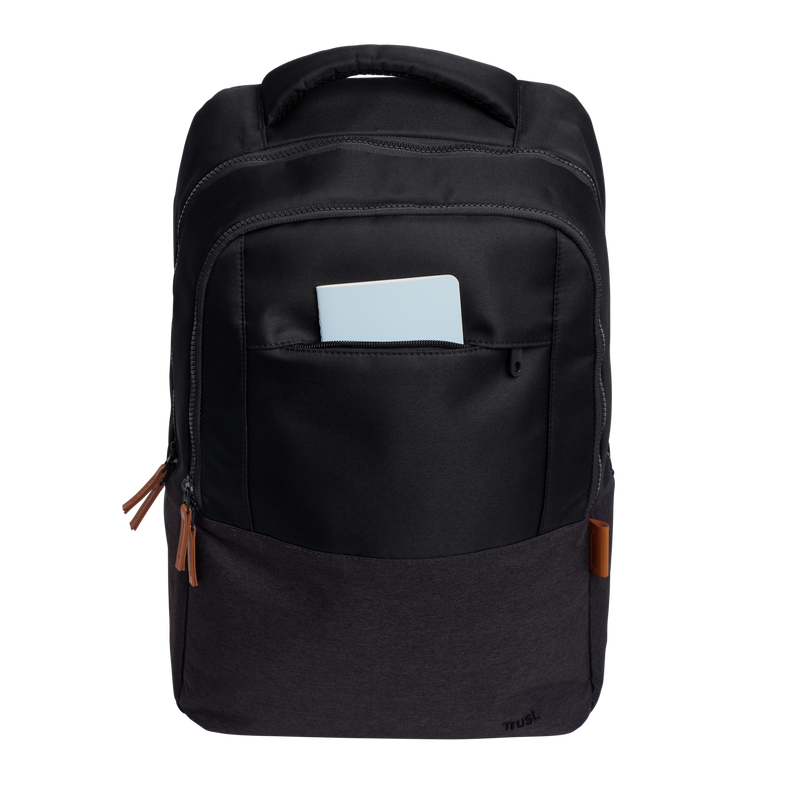 Lisboa 16" Backpack - Black-Front