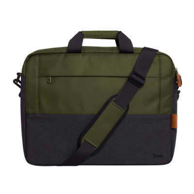 Lisboa 16" laptop carry bag - Green-Front