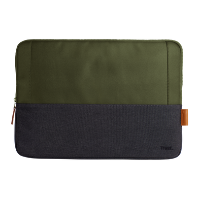 Lisboa 16" Laptop sleeve - Green-Front