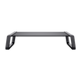 Monta Tempered glass monitor stand - Black-Front