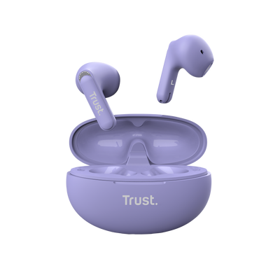 Yavi Bluetooth ENC Earphones - Purple-Front