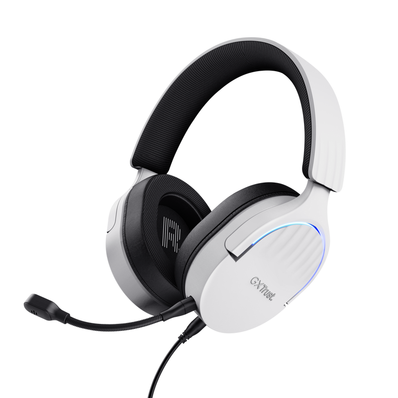 GXT 490W Fayzo 7.1 USB Gaming Headset - White-Visual