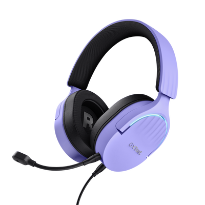 GXT490P Fayzo 7.1 USB Gaming Headset - Purple-Visual