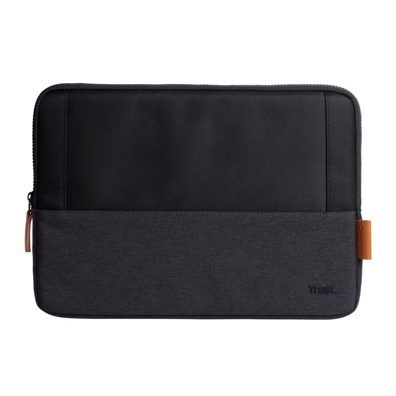 Lisboa 13.3" Laptop Sleeve - Black-Front