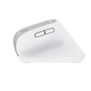 Bayo+ Multidevice Ergonomic Wireless Mouse - White-Side