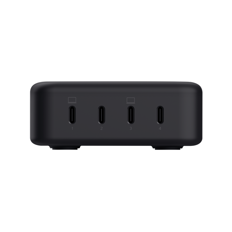 Maxo 240W GaN 4-port USB-C desk charger-Front